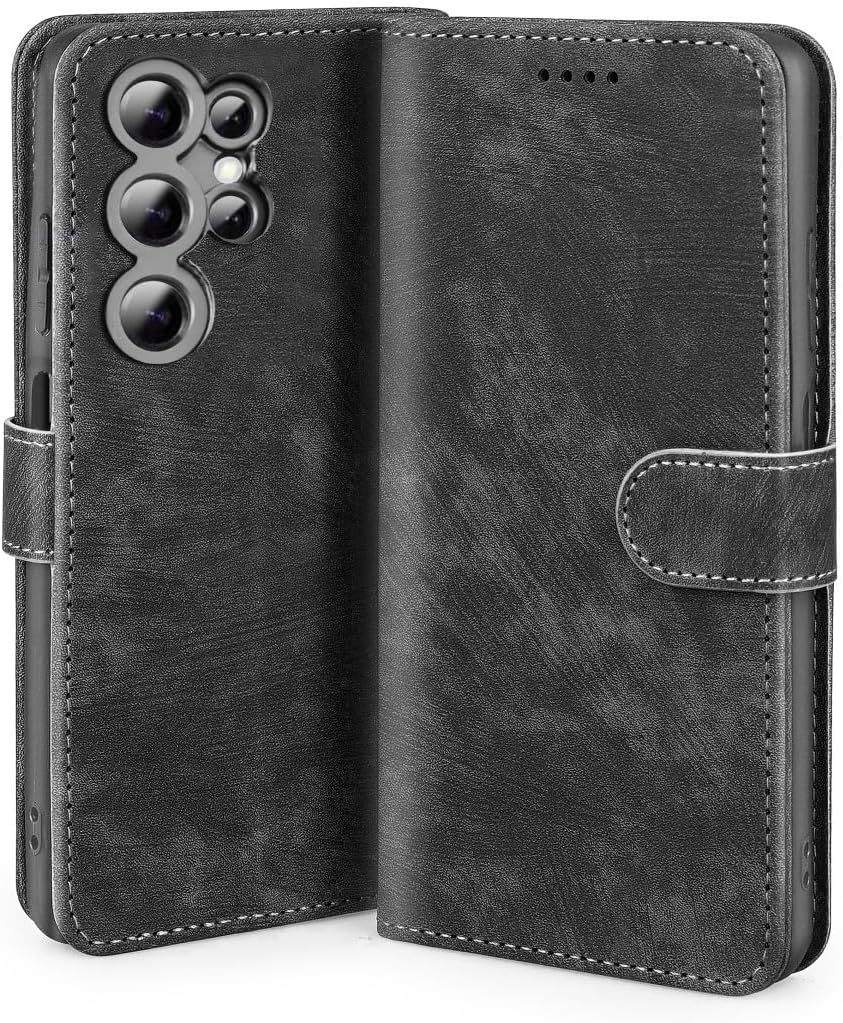 Flip Mobile Phone Case for Oukitel C61 / C61 Pro PU Leather Case with Magnetic Wallet Case Wallet Flip Case Shockproof Protective Case Black