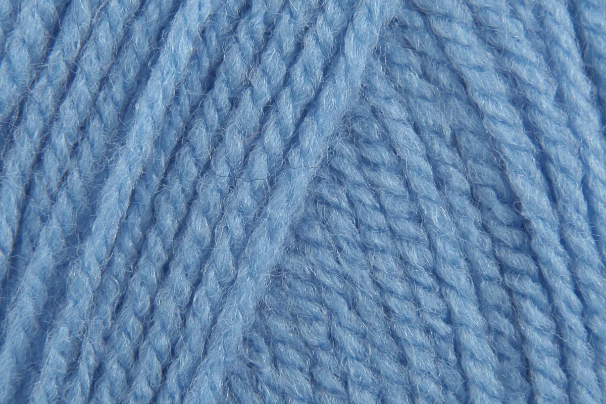 Sirdar Hayfield Bonus DK Crochet Yarn Bundle, 100% Acrylic Soft Double Knitting Wool for Cushions, Cardigans, Toys, Jumpers, Sweaters - 100g Balls - Bluebell (0969) - Pack of 10
