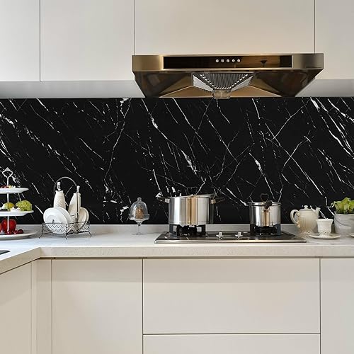 Miniatura 36 de practicalWs Papel tapiz de mármol para despegar y pegar de 15.7 x 236.2 pulgadas, papel de contacto de mármol para armarios y cajones, papel