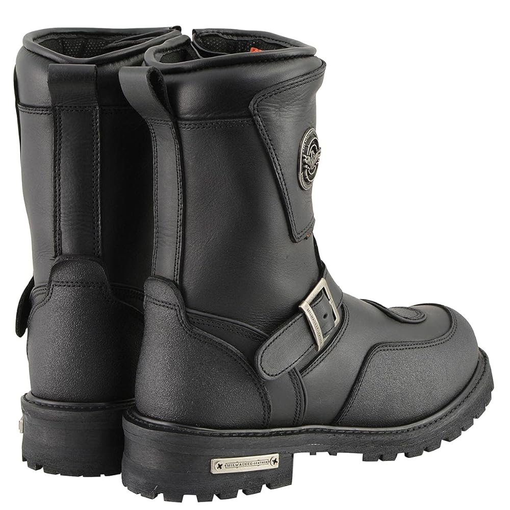 Amazon.com: Milwaukee Leather Men's Black Wide Width 9-inch