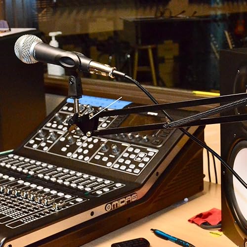 Miniatura 6 de ChromaCast Pro Series - Soporte de escritorio ajustable para micrófono de 38 pulgadas con suspensión de pluma, incluye clip para micrófono