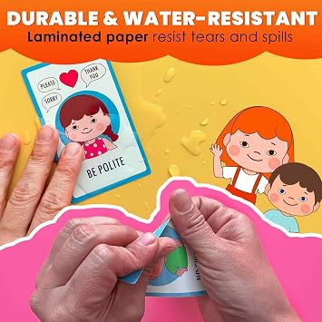 Autism Learning Materials - 86 Communication Cards for Kids