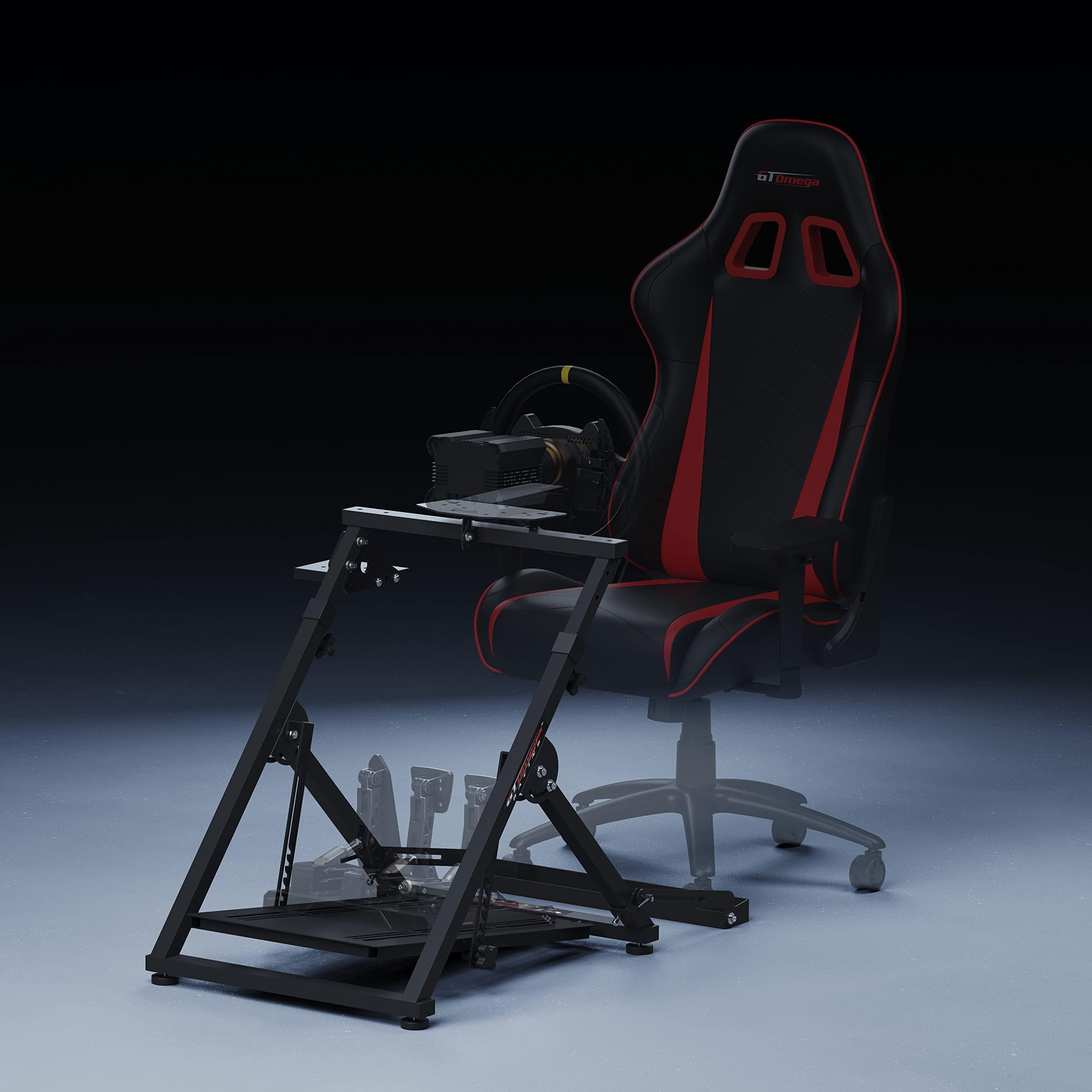 GT OMEGA APEX Supporto per volante - Compatibile con Logitech G923, G29, G920, Thrustmaster T300, T500 TX e TH8A, PS4 Xbox Fanatec