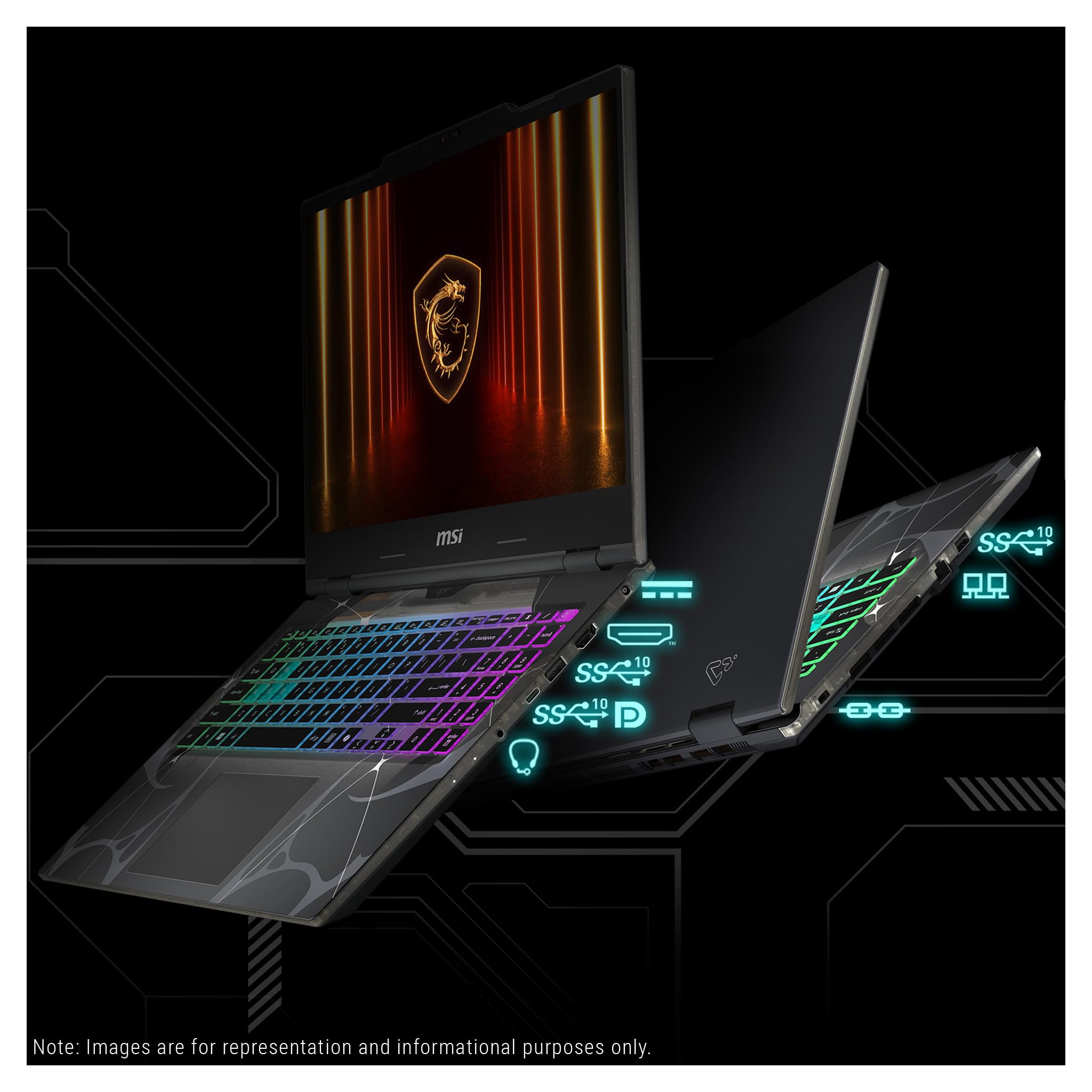 Amazon.com: msi Cyborg 15 Gaming Laptop, Intel 7-240H, 64 GB DDR5