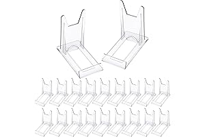 Zonon Acrylic Plate Stand, Clear Mini Display Holders for Home Decor