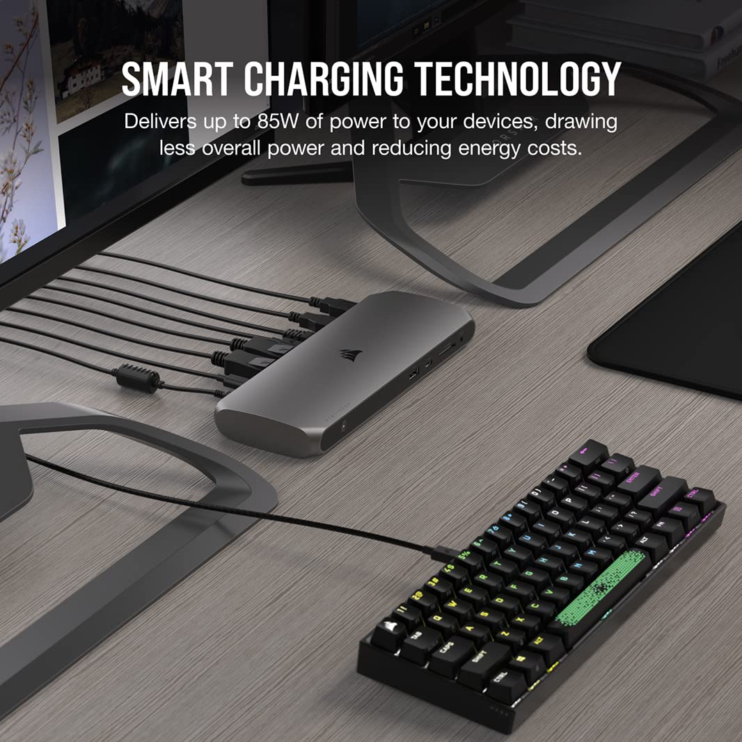 Corsair TBT100 Thunderbolt 3ドック Amazon.com: Corsair TBT100 Thunderbolt™ 3 Dock – 85W
