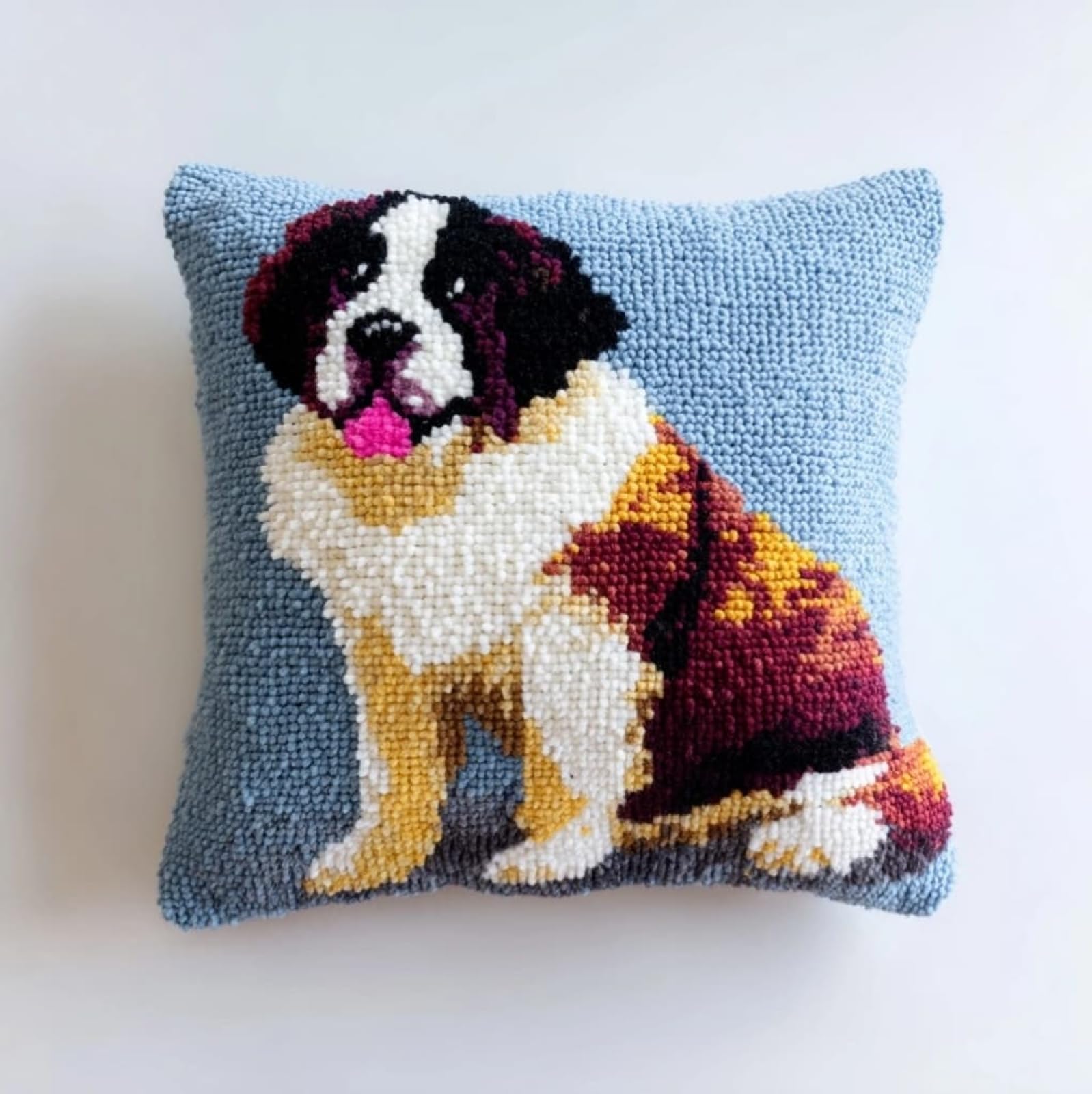 AxiangziK DIY Latch Hook Kits 43x43cm,Saint Bernard Dog