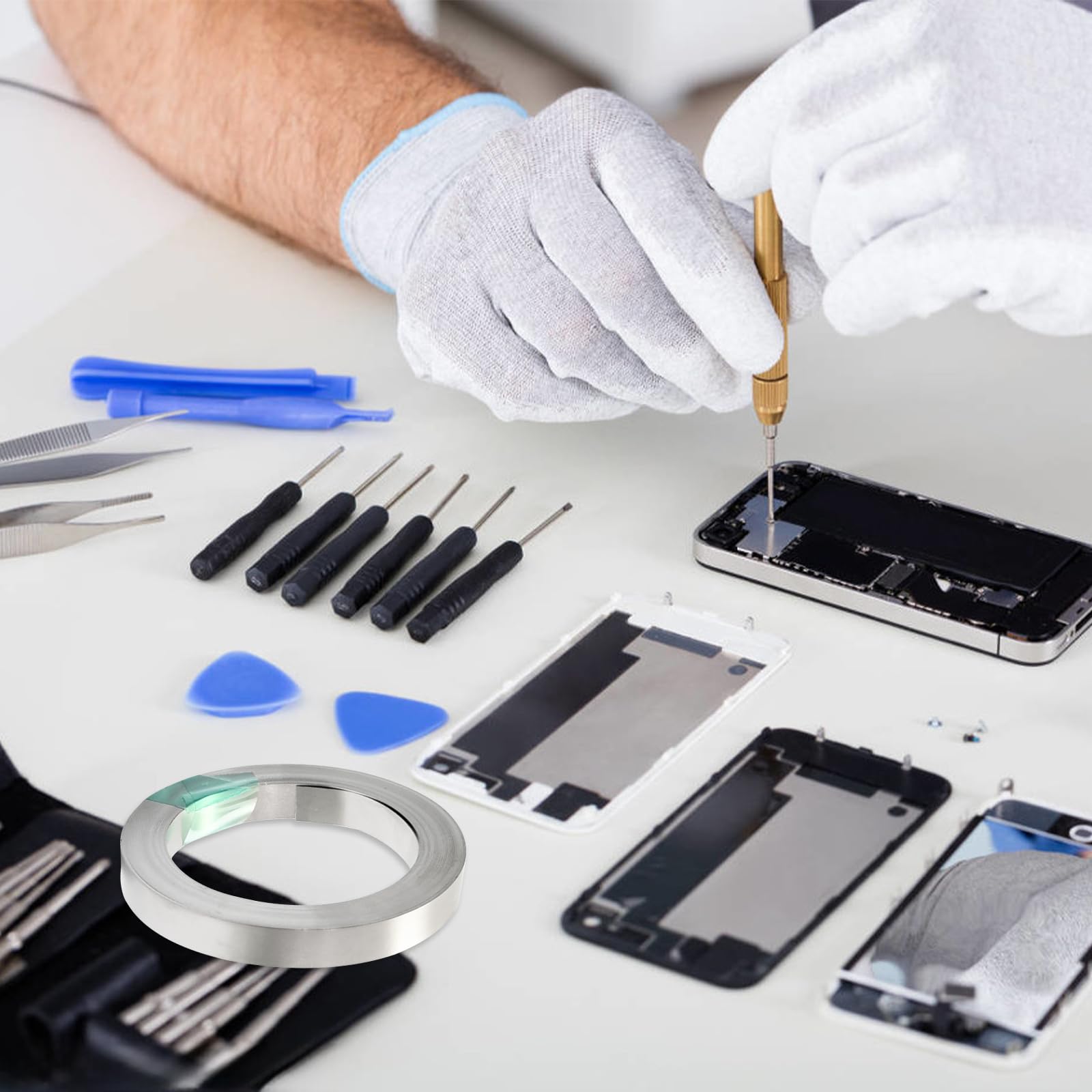 Nickelband 0,1mm 0,12mm 0,2mm Aus Ni-Blech Für 18650 Li Punktschweißen 10 M - Foto 13