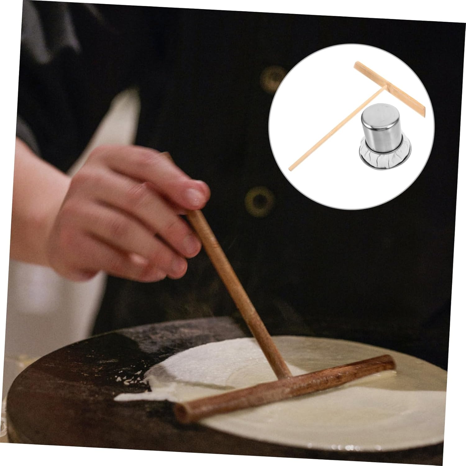UPKOCH 4sets Basting Oil Applicator Crepe Spreader for Pancakes for Home and Restaurant Use Convenient Grilling Oil Spreader Tool