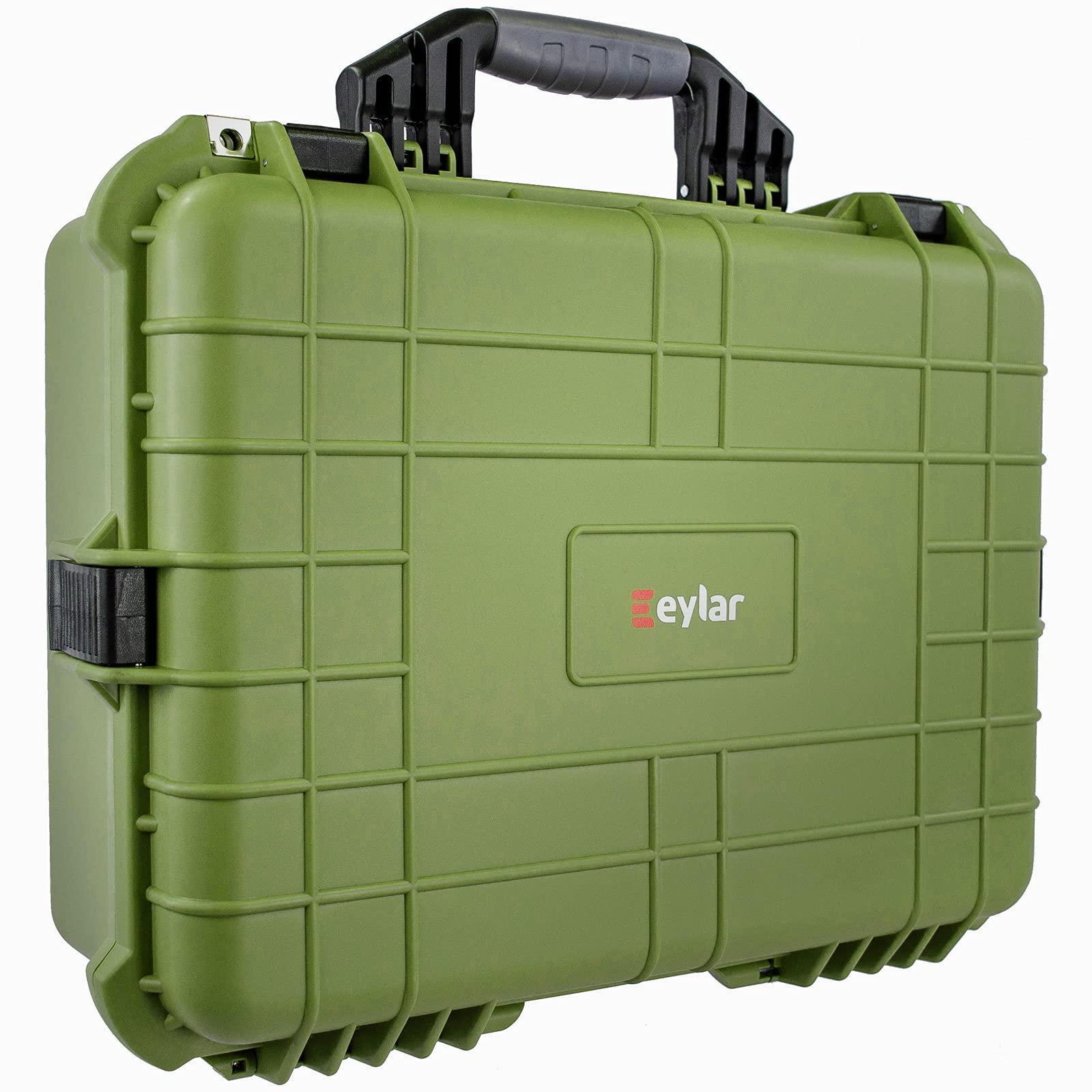 Eylar - Custodia protettiva per fotocamera grande, 50 cm, impermeabile e antiurto, con schiuma (verde)
