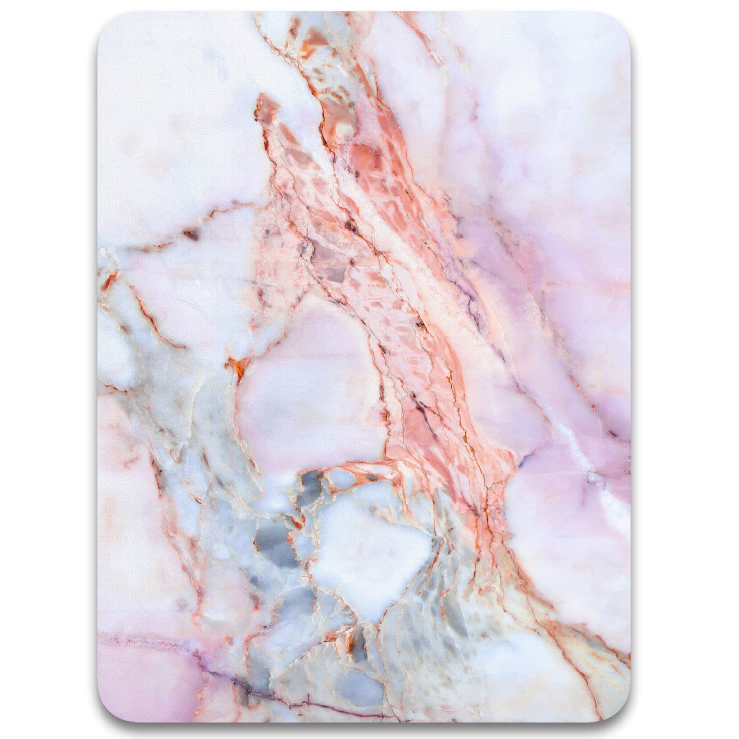 Dapesuom Small Mouse Pad, Mini Mouse Pad 6 x 8 Inch, Non-Slip Rubber Waterproof Mouse Mat, Cute MousePad for Women Kids Men Wireless Mouse Laptops Keyboard Tray Home Office Travel, Classic Pink Marble