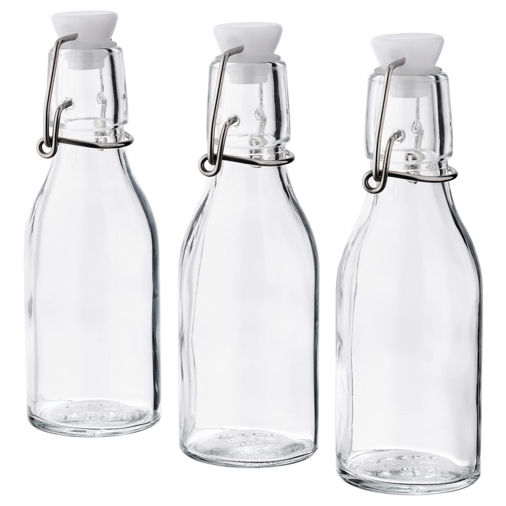 KORKEN bottle with stopper, 15 cl, clear glass