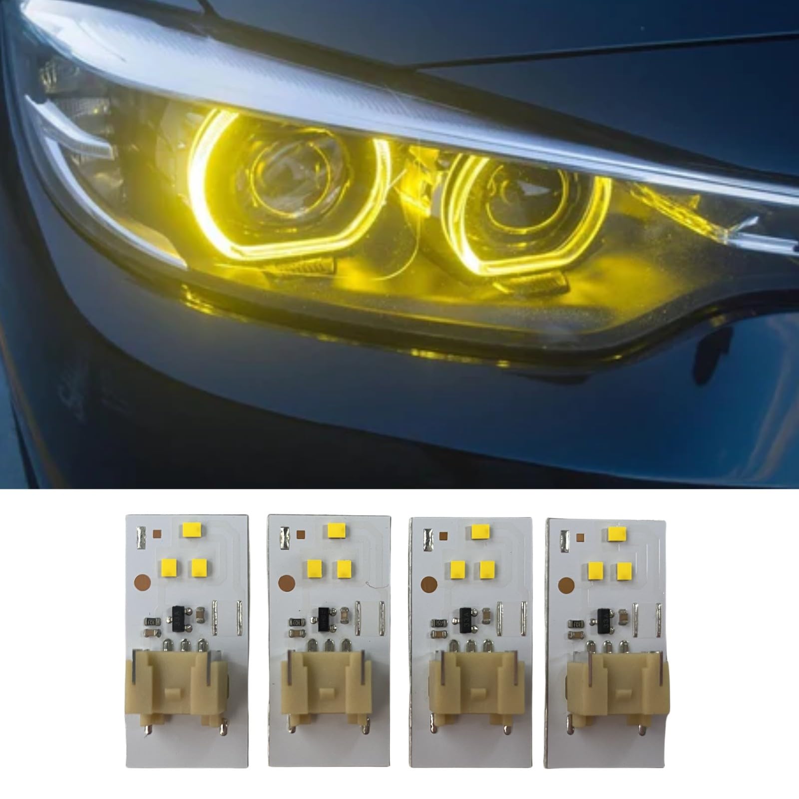 Amazon.com: 4Pcs CSL Yellow DRL Boards For 2012 2013 2014 2015 BMW