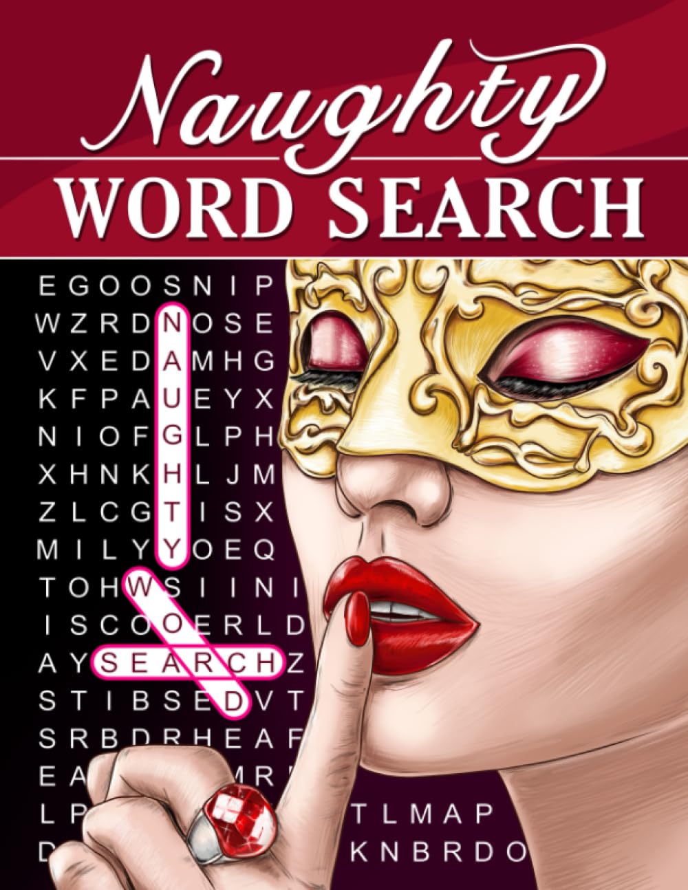 Naughty: Funny Word Search Puzzle Book for Adults to Relieve Stress and Relax