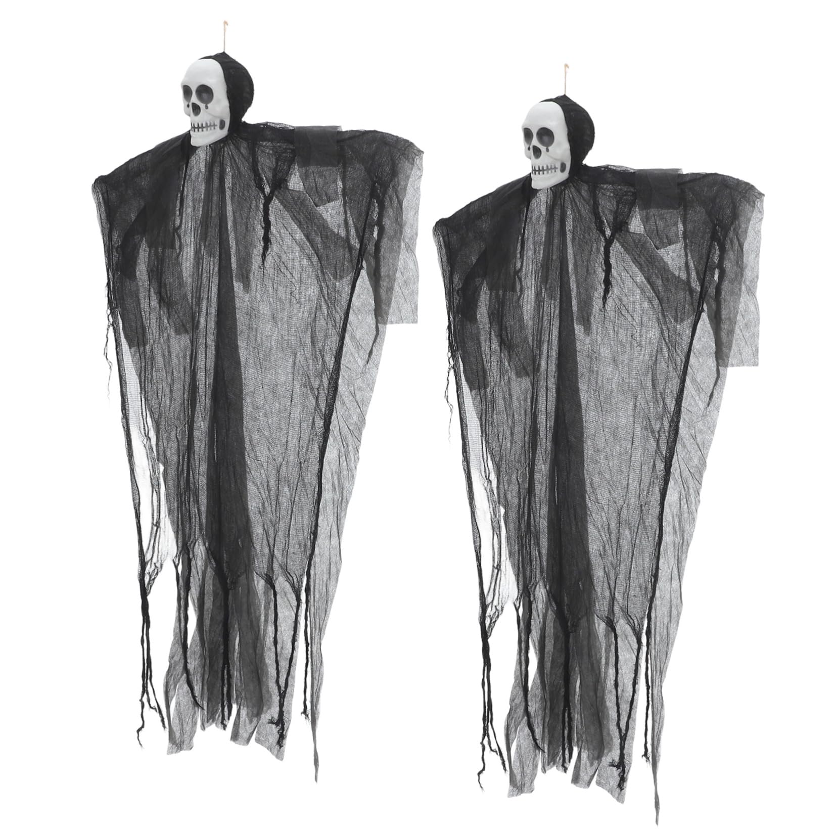 2 Pezzi Decorazione Halloween Scheletro Appeso per Esterni e Spaventoso da Appendere per e Casa Infestata