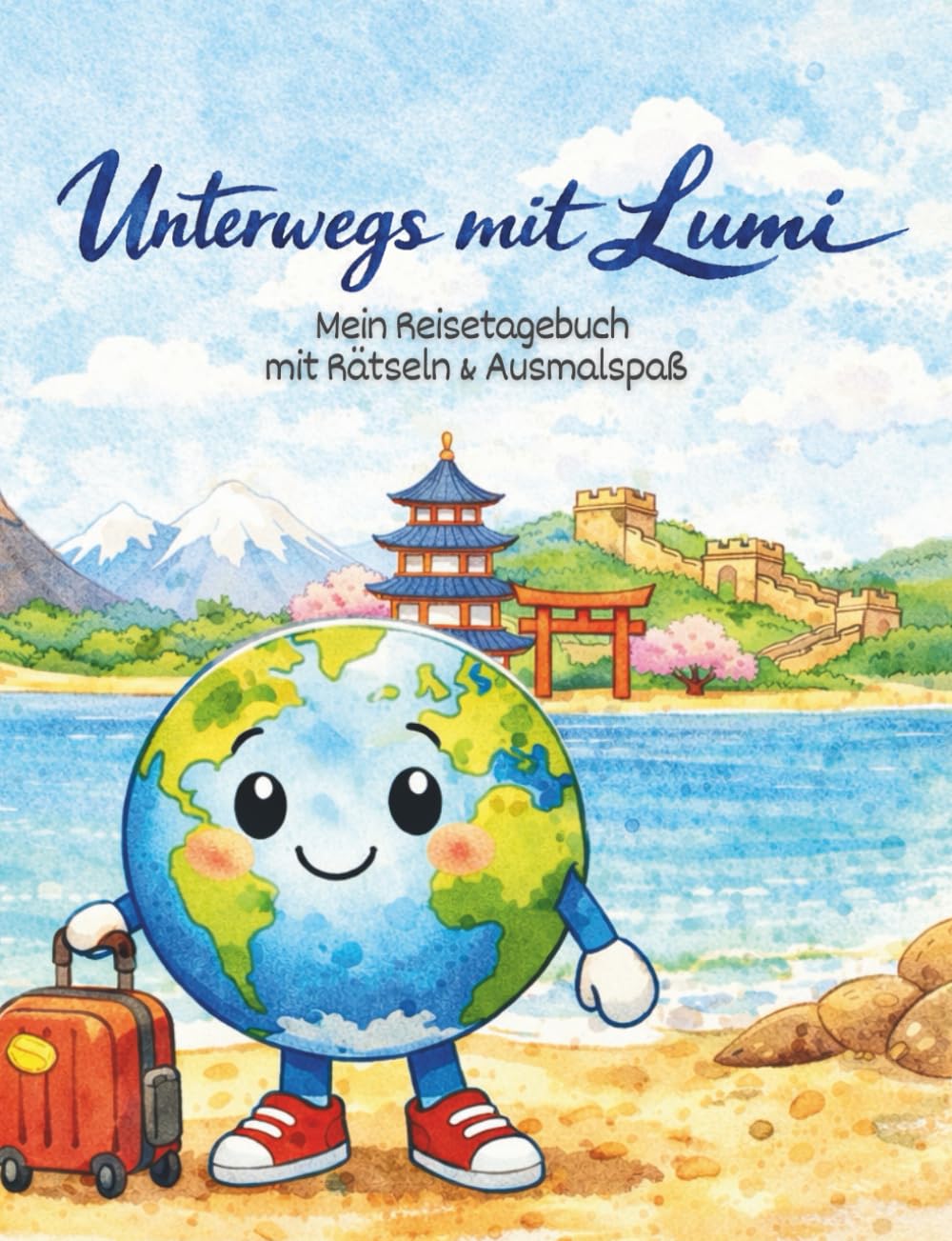 Unterwegs mit Lumi: Reisetagebuch für Kinder ab 8 Jahren – mit Rätseln, Ausmalbildern, Schreibimpulsen & kreativen Mitmachseiten für den Urlaub