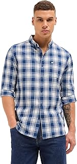 THE Bear House Men's Striped Slim Fit Shirt