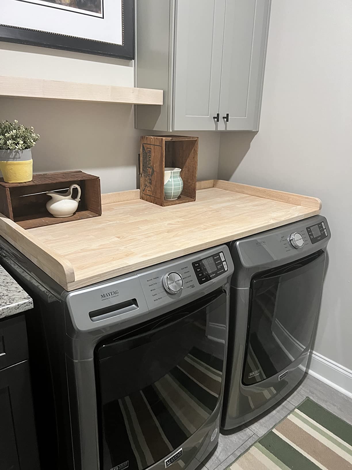 28/mo Finance BenchPro Washer Dryer Countertop Butcher Block with