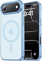 Vista 29 de Funda Magnética para iPhone Air Compatible con MagSafe Resistente a Caídas de 16 Pies Cubierta Trasera con Sensación de Piel Mate a Prueba de Golpes