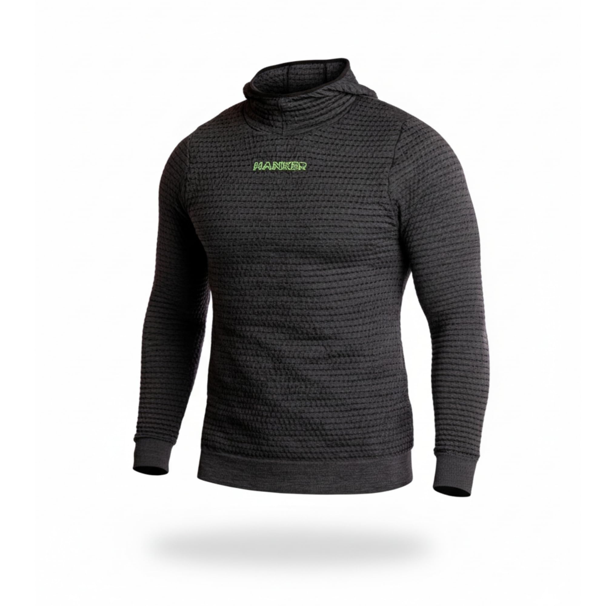 HANKER Sudadera Deportiva Unisex con Capucha Segunda Capa térmica | 92% poliéster Soft Air Plus, 8% poliamida, capucha, segunda capa térmica, para trekking y uso diario