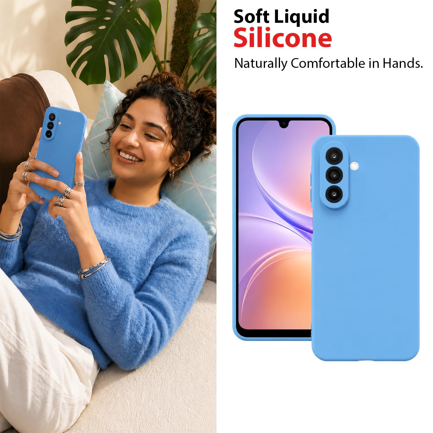 Samsung Galaxy M17 Case - Silicone Back Cover -5