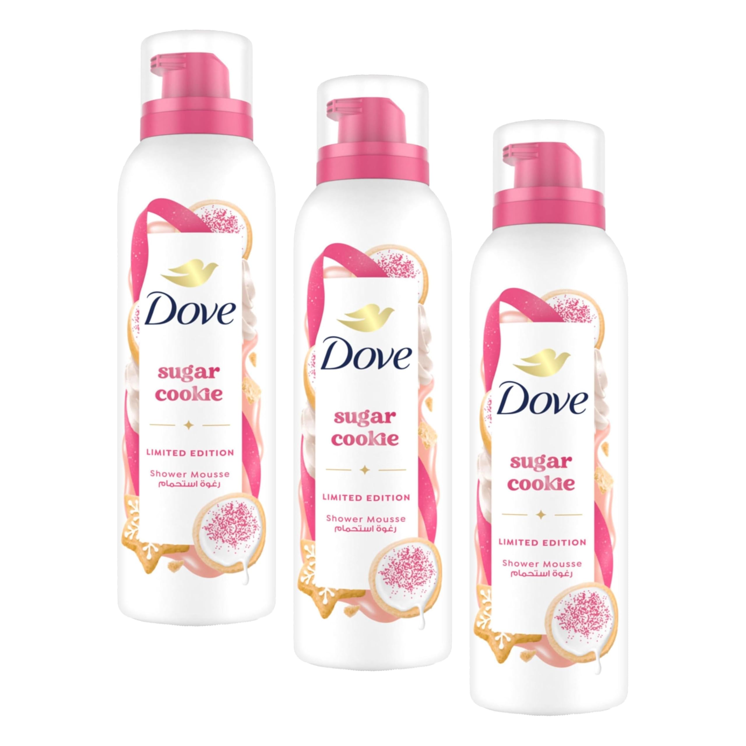Dove Sugar Cookie Duş Köpüğü 200 ml (3 paketi)
