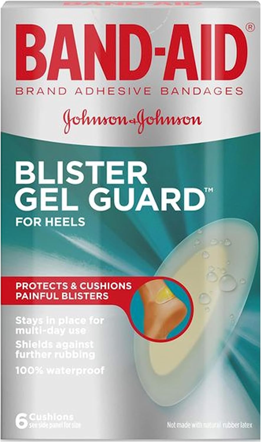 BandAid Advanced Healing Blister Gel Guard For Heels 6 Each Everything Else
