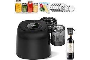3 in 1 Electric Mason Jar Vacuum Sealer Kit, Loss Prevention Kitchen Storage