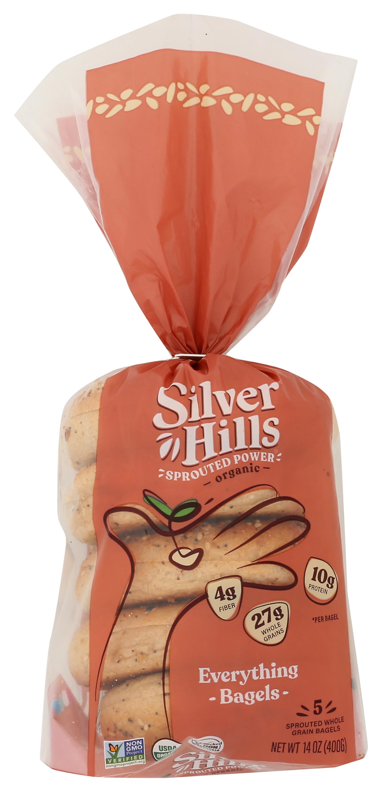 SILVER HILLS BAKERY Organic Sprouted Everything Power Bagels, 14 OZ