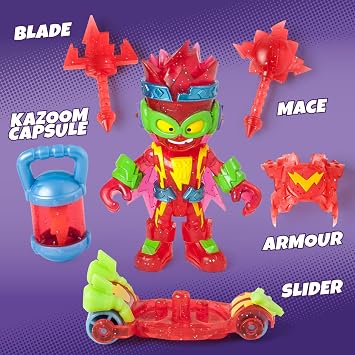 SUPERTHINGS - Fury Storm Secret Base. Secret hideaway of Fury Storm. Includes 1 Kazoom Kid, 1 exclusive SuperThing and lots of accessories