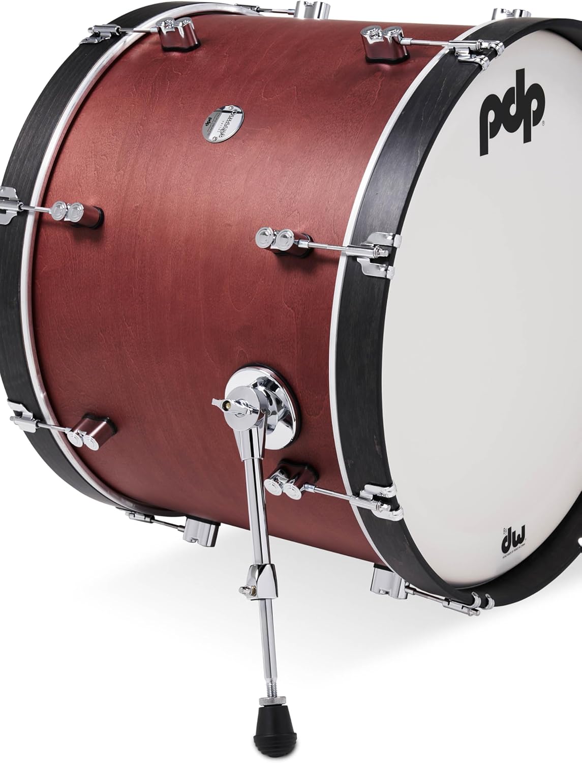 Concept Classic Series 3-Piece Maple Shell Pack, Ox Blood w/Ebony Hoops