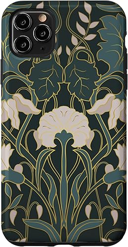 Funda con diseño floral Art Nouveau para iPhone 11 Pro Max