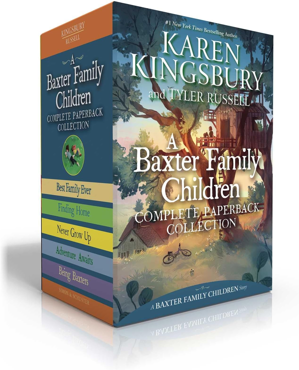 A Baxter Family Children Complete Paperback Collection (Boxed Set): Best Family Ever; Finding Home; Never Grow Up; Adventure Awaits; Being Baxters