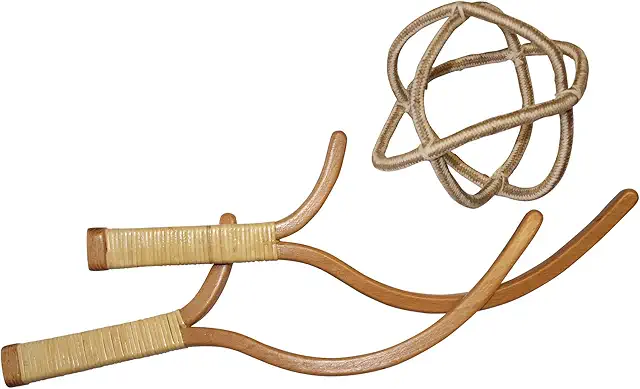 Schildkröt Ogo Jabbit Sport Set: Frisbeegolf-Spiel mit Holzschleudern und Gitterball