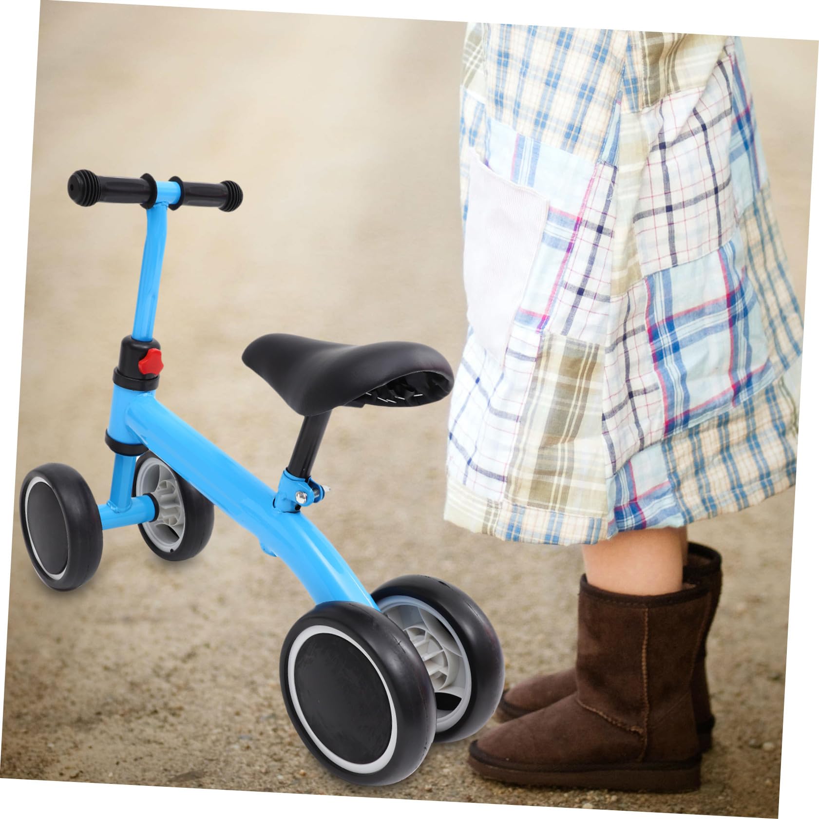 Draisienne 4 Roues en Acier au Carbone et Eva pour Garçon et Filles