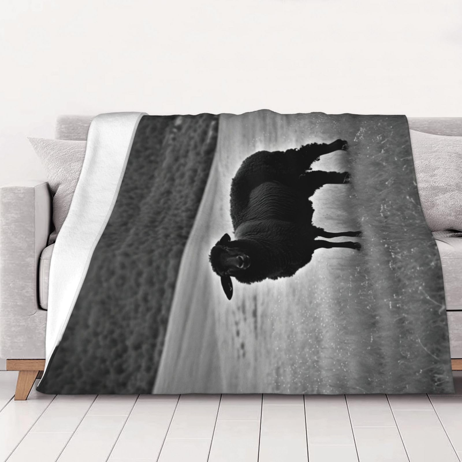 Couverture en flanelle mouton super douce pour ne plus jamais avoir froid au lit