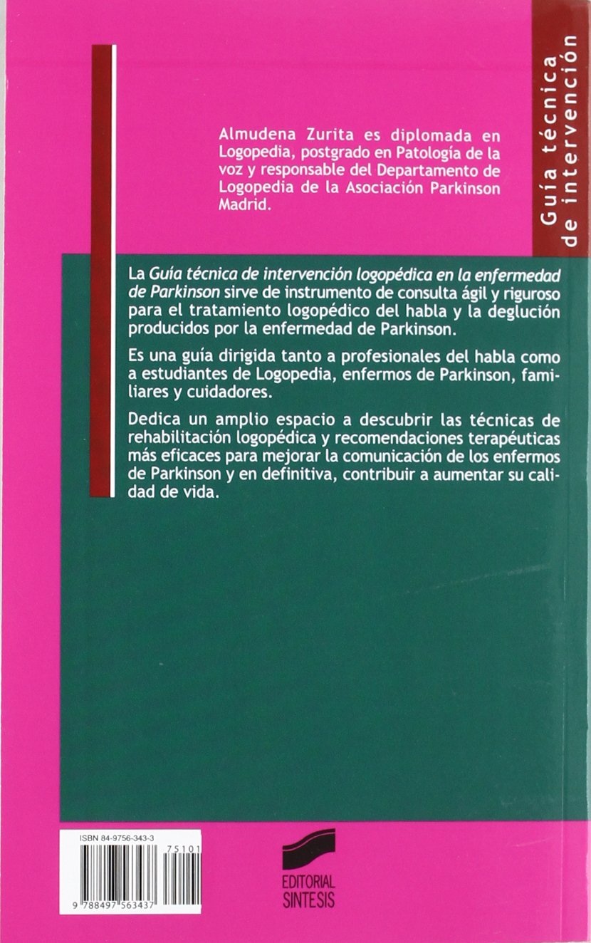 Guía técnica de intervención logopédica en la enfermedad de Parkinson (Trastornos del lenguaje. Serie Guías técnicas)