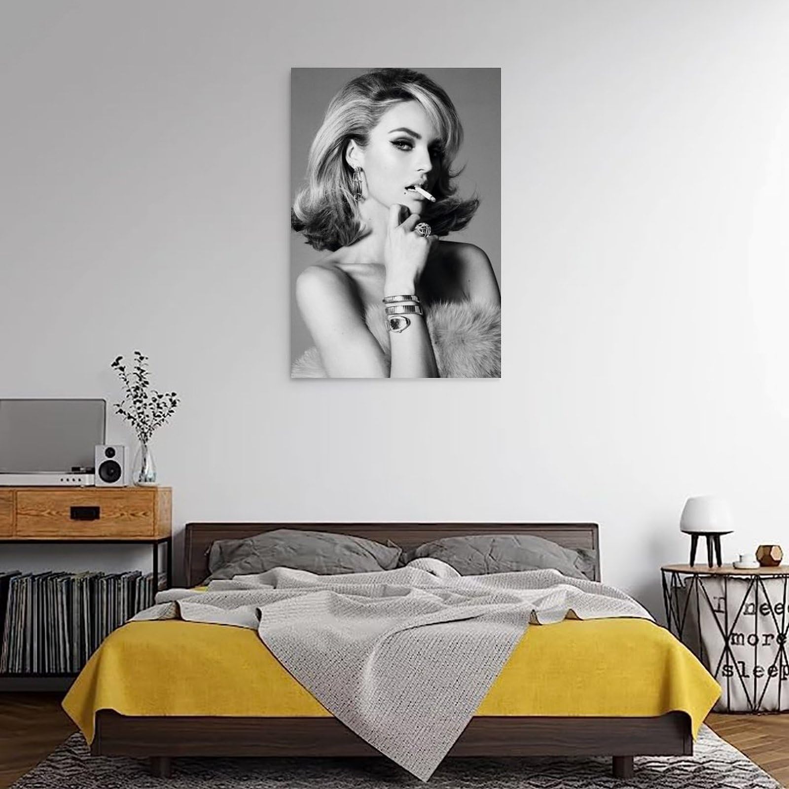 NOGRAX Natalie Portman Actrice Hot Poster Impression Sur Toile Peinture Esthétique Chambre 60 X 90 Cm Style Cadre