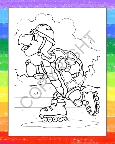 Miniatura 3 de ZOCO Libros para colorear divertidos para colorear (paquete de 50 unidades, con crayones) - Juegos, rompecabezas, actividades para niños