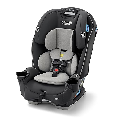 Graco Slimfit - Asiento convertible 3 en 1 para automóvil Diseño delgado y cómodo que ahorra espacio en tu asiento trasero, Darcie