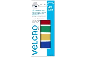 VELCRO Brand Face Mask Extenders, 12” Adjustable Ear Savers