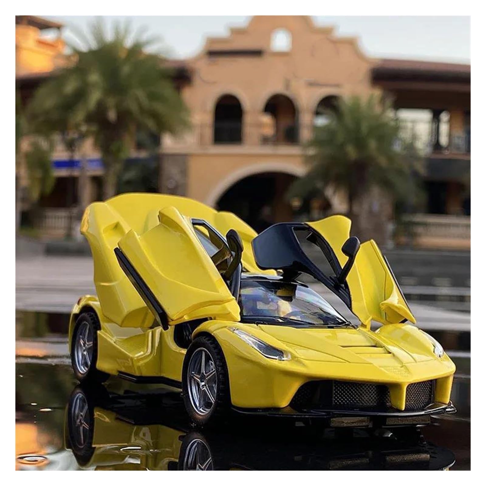 AUDSNI Die-Cast Diecast Car Model For Laferrari Diecast Model Car