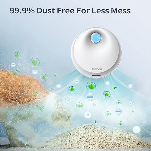 Miniatura 4 de Heebou Desodorizador de arena para gatos, eliminador de olores para todo tipo de caja de arena para gatos, habitación de mascotas, armario, cocina,