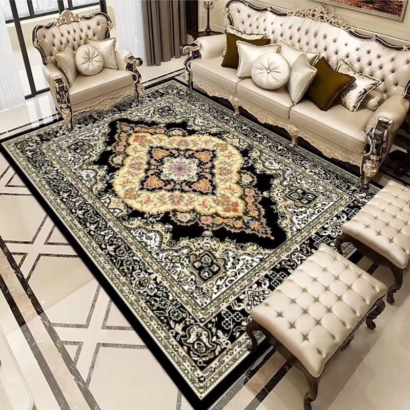 Tapis jardin extérieur classique multicolore 200x300cm de qualité supérieure