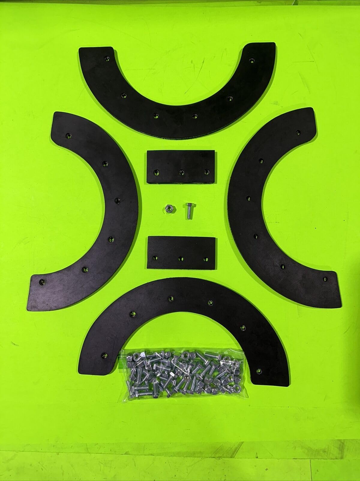 Lawnmowerpartsworld 302565MA 327072MA Snow Thrower Paddle & Hardware, Compatible with Craftsman Murray 57121MA 1687312SM, for Craftsman Machines 20