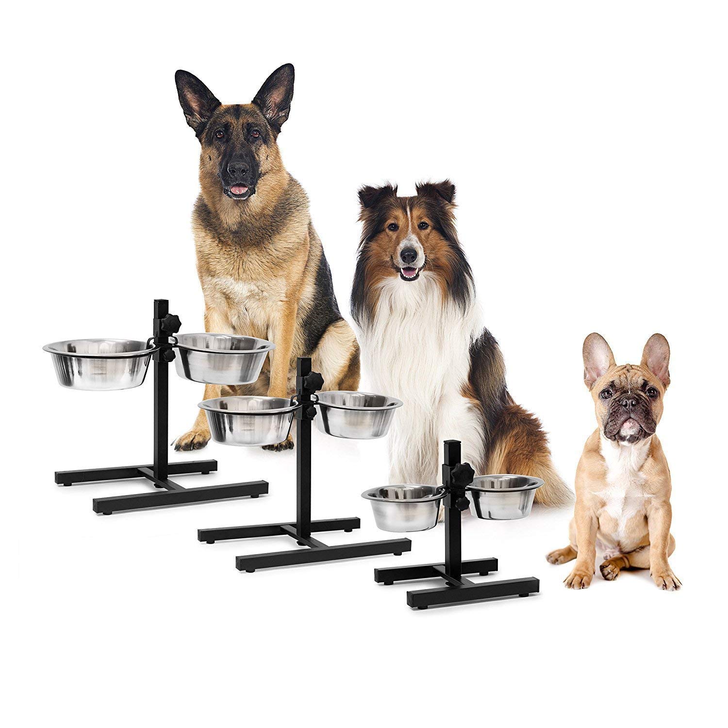 See full amazon price history chart for RvPaws Stainless Steel Feeding Bowl Set of 2 with Height-Adjustable Stand Dog Feeding Station with 2 Removable Bowls Cat Feeder Metal Elevated Raised Standing Feeder Bowl Set (Medium) - 2600 ML RvPaws Stainless Steel Feeding Bowl Set of 2 with Height-Adjustable Stand Dog Feeding Station with 2 Removable Bowls Cat Feeder Metal Elevated Raised Standing Feeder Bowl Set (Medium) - 2600 ML (B09FXDYBJR) Amazon Price History, Amazon Price Tracker