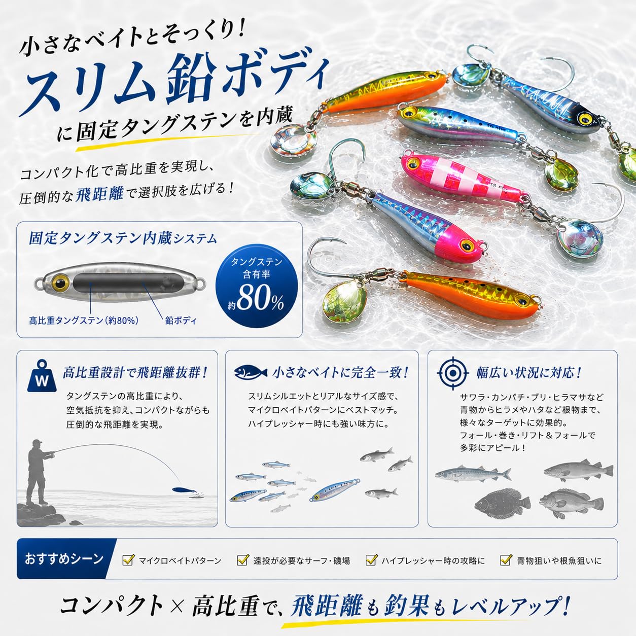 Amazon.co.jp: 【KOKOルアー】ルアー メタルジグ TG 青物 サワラ