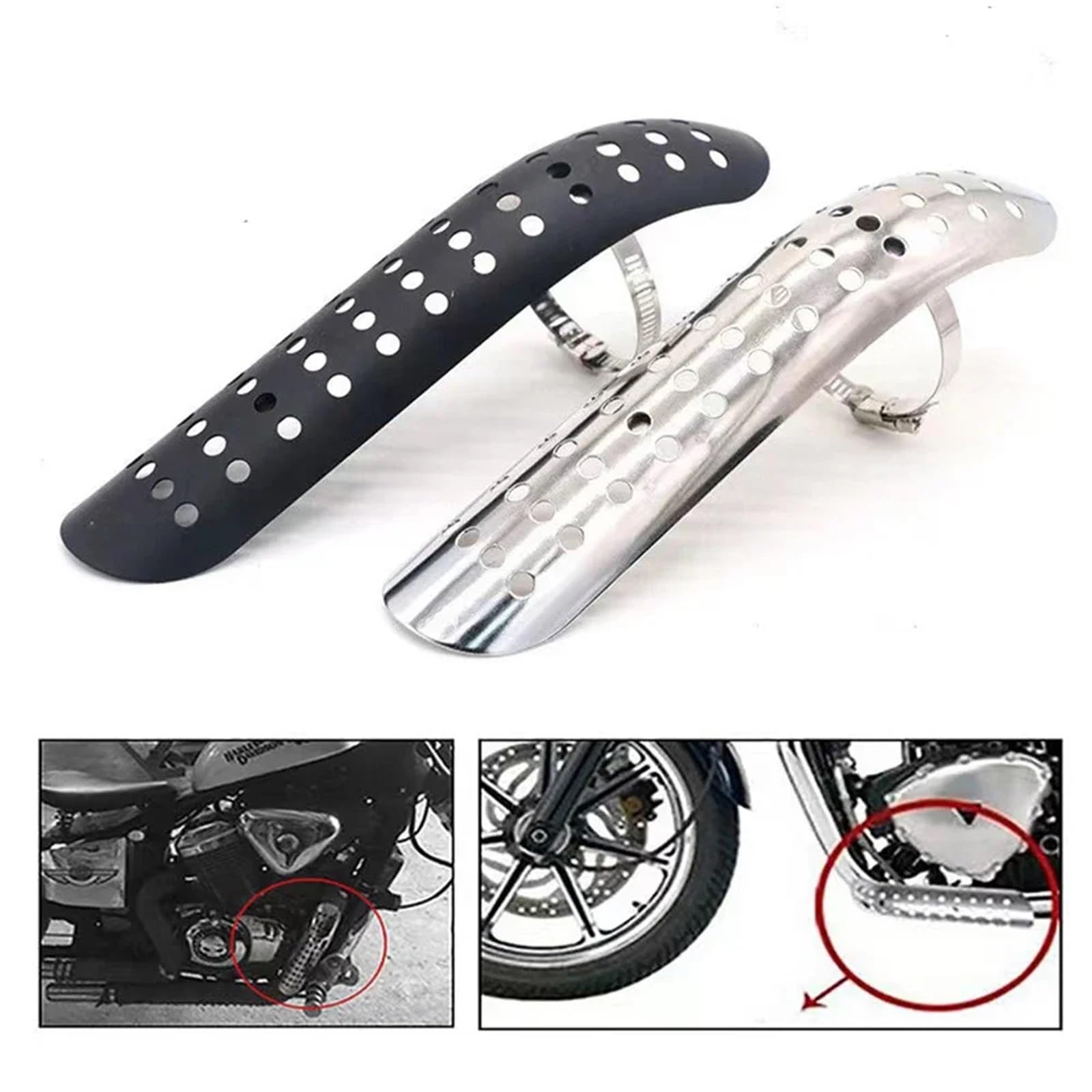 Motocicletta Copertura Antiscottatura Per Honda Per Yamaha Per Harley