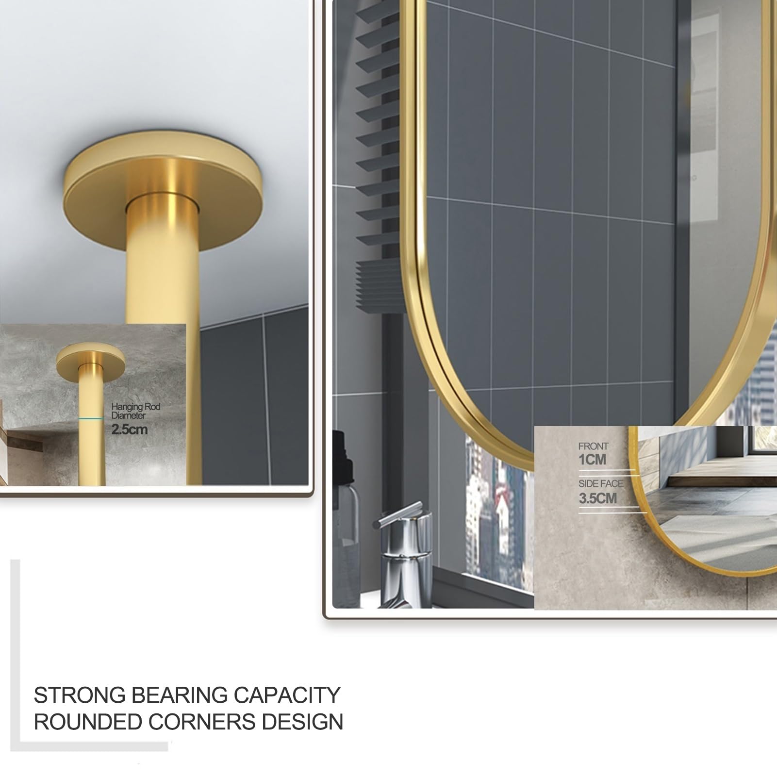 Juego de baño flotante HD con anillos de metal Ovaler Spiel divertido decoración interactiva de techo para lavabo, diseño personalizable para niños y familia