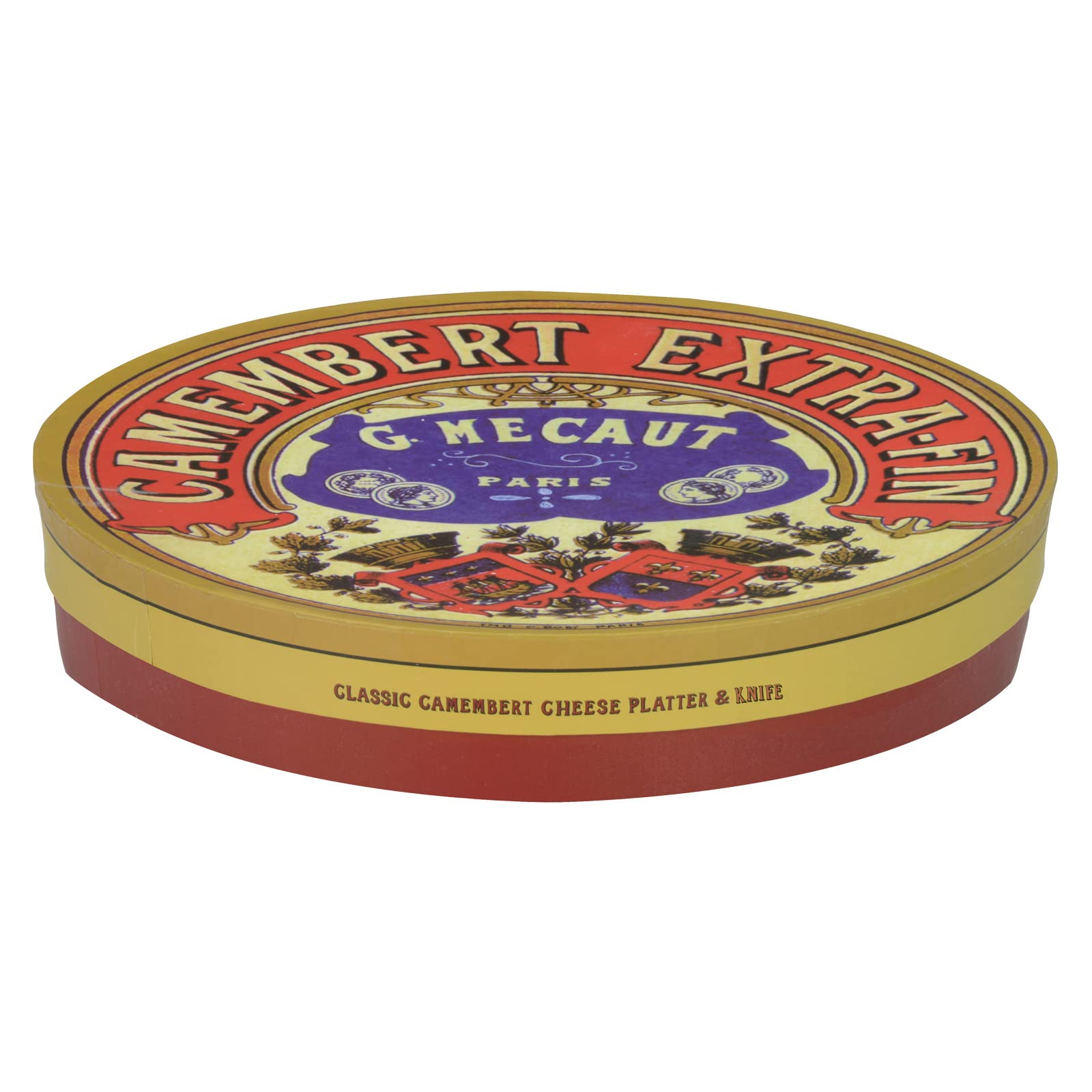 BIA International - Klassischer Camembert, Käseplatte - Perfektes Käseteller-Küchenset zum Servieren einer Vielzahl von Käsesorten - Entworfen von Clare Mackie - Geschenkpackung